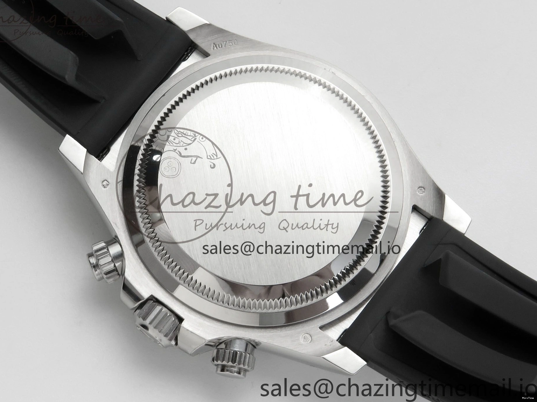 MiroTime 0122 Daytona 126519 VSF 1:1 Best Edition Black Silver Lume Dial on Oysterflex Strap VS4131 V2 (Weighted) DailyWear 324